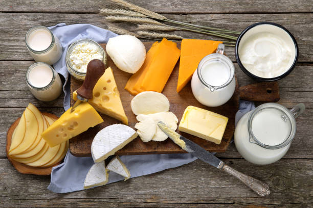 istock Different types of fresh dairy products 1289500912