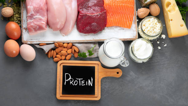 istock Best products high in protein. 1289501027