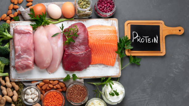istock Best products high in protein. 1289501031