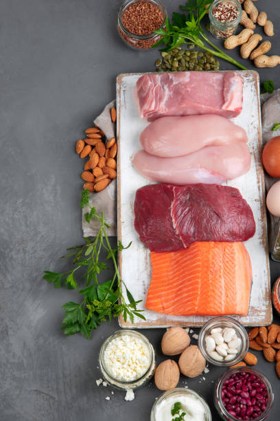 istock Best products high in protein. 1289501115