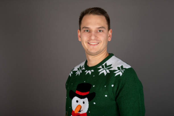 istock Handsome young man on Christmas time 1289507553