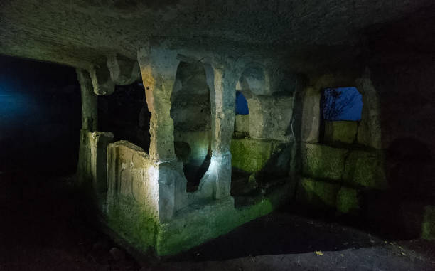 istock Ancient caves in Crimean mountains. 1289511647