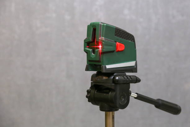 istock laser level on background of gray wall 1289515065