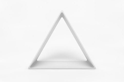 Abstract 3D Render of Triangle