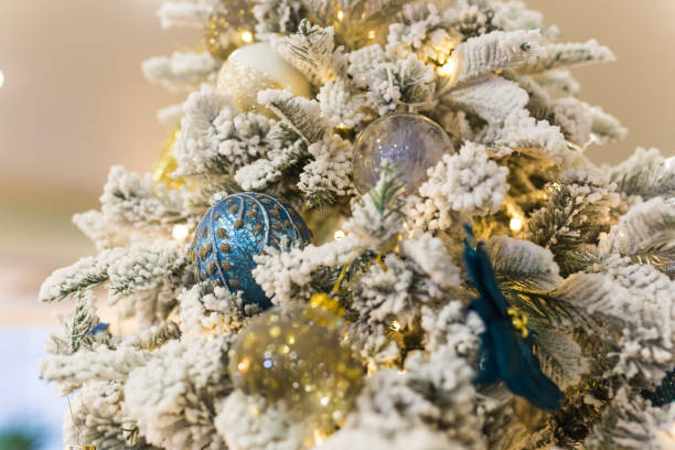 istock Close up of Christmas tree decoration. Holidays concept. 1289523894