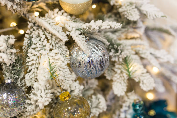 istock Close up of Christmas tree decoration. Holidays concept. 1289523957