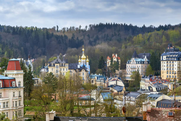 istock View of Karlovy Vary, Czech republic 1289524873