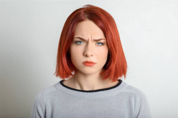 Dissatisfied young woman