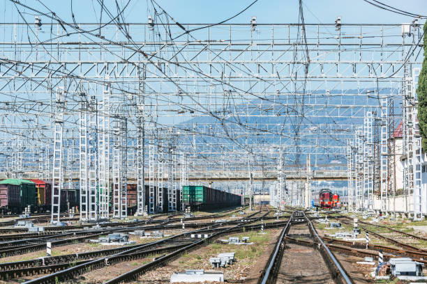istock Day view of Adler railway station. Sochi. 1289537778
