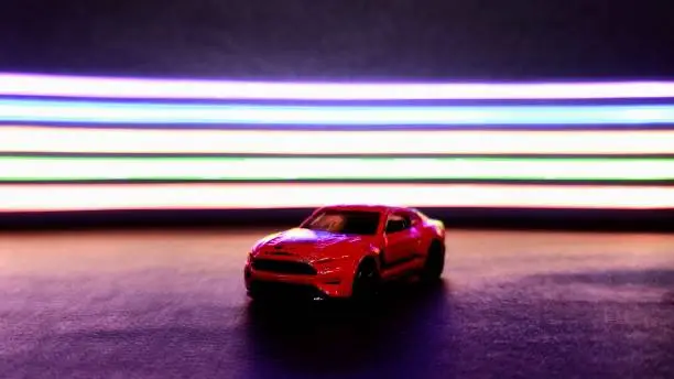 Photo of Long Exposure Toy Ford Mustang GT