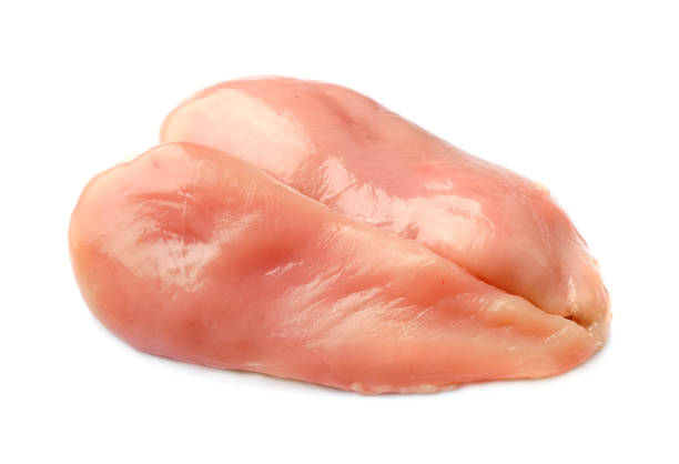 istock Raw fillet chicken breast 1289548525