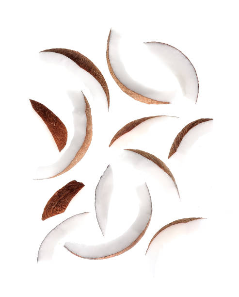 istock Slices of coconut fruits 1289549177