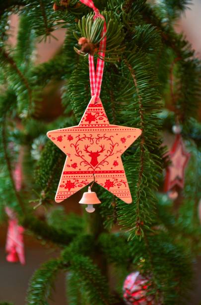 istock Decorated Christmas tree, Close up of Christmas tree 1289552237
