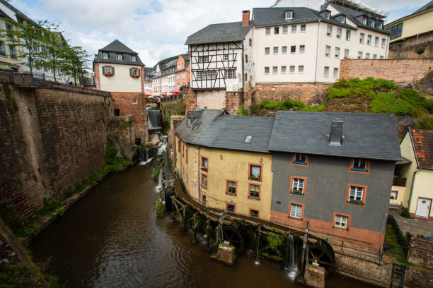 istock Saarburg Old Town with Waterfall 1289556721