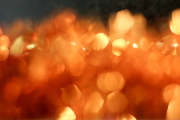 istock Golden bokeh. New year's background in defocus. 1289562872