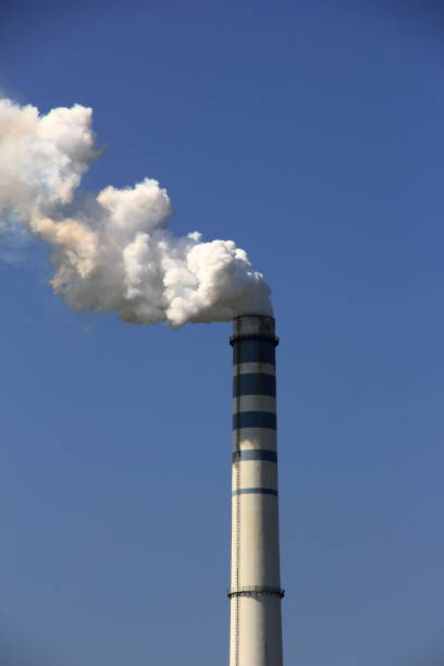 istock Smoke from the factory chimney 1289564679
