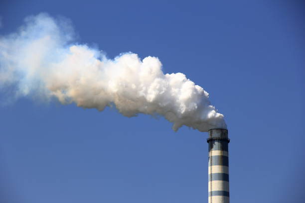 istock Smoke from the factory chimney 1289565266
