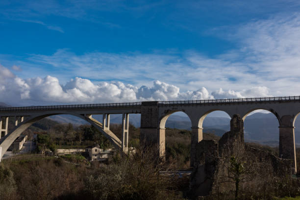 istock Isernia, Molise, Italy. Santo Spirito railway bridge. View 1289566090