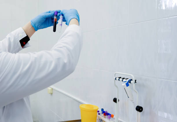 istock Laboratory for the research of analyzes for covid 19 1289568392