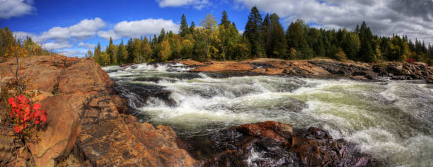 istock Panorama of Bell's Falls in Ontario, Canada 1289579617