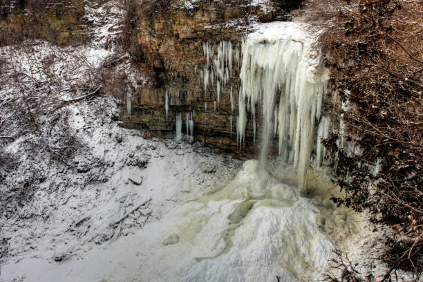istock Borer Falls in Ontario, Canada in winter 1289580911
