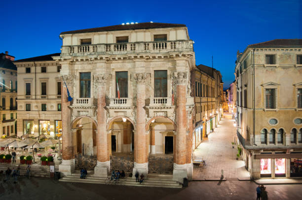 Vicenza by night, Italy