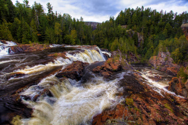 istock Aubrey Falls view in Ontario, Canada 1289582023