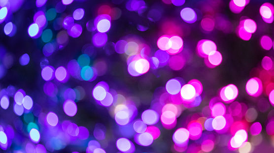 Modern pink purple blue Christmas light glow.
