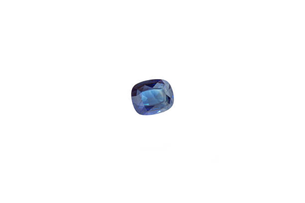 istock macro stone Sapphire mineral on a white background 1289585244