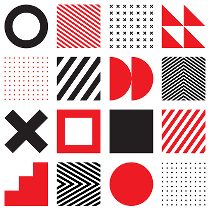 Backgrounds, Design, Pattern, Abstract, red and black color