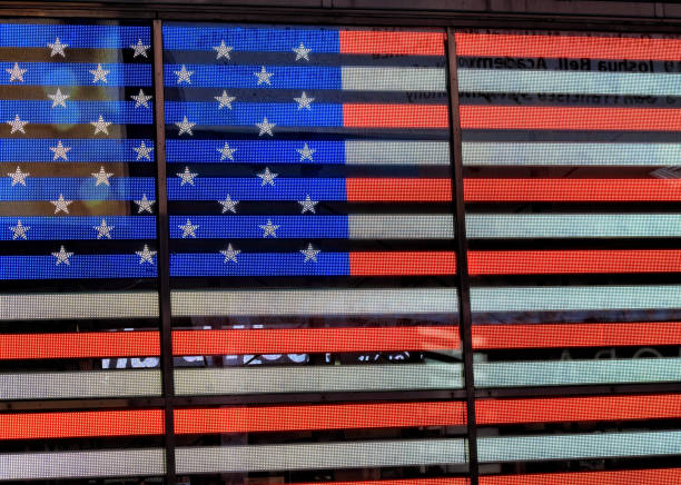 istock Close Up conceptual American Flag Background 1289592732