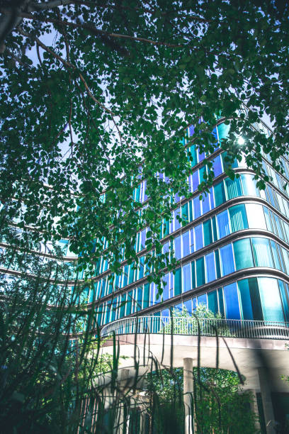 istock Green office buildings 1289613998