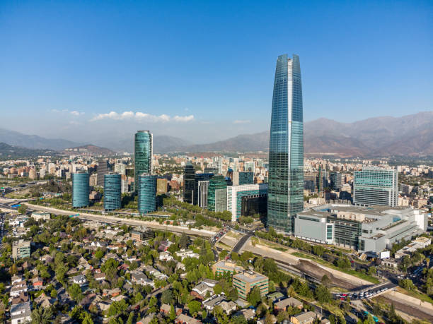istock Aerial view of Santiago de Chile 1289616962