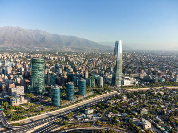 istock Aerial view of Santiago de Chile 1289616966