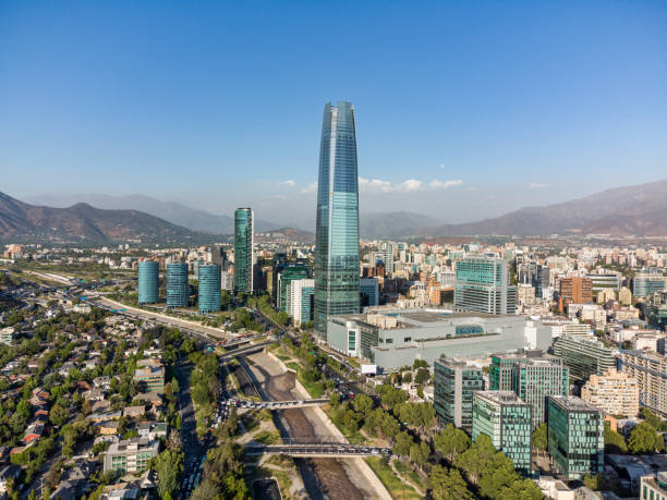 istock Aerial view of Santiago de Chile 1289616981