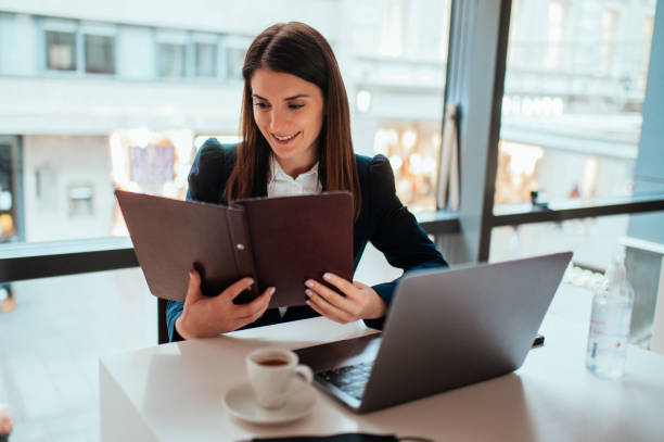 istock Ordering a food in a cafe restaurant 1289617003
