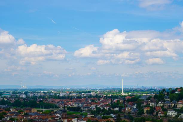 istock Heidelberg from above with View to Mannheim Germany 1289618852