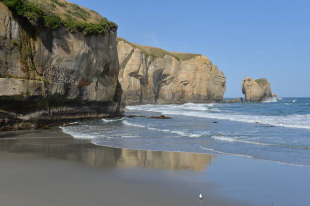 istock Tunnel Beach near Dunedin NZ 1289628430