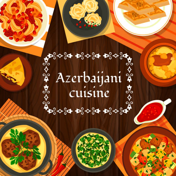 azerbaijani-cuisine-vector-