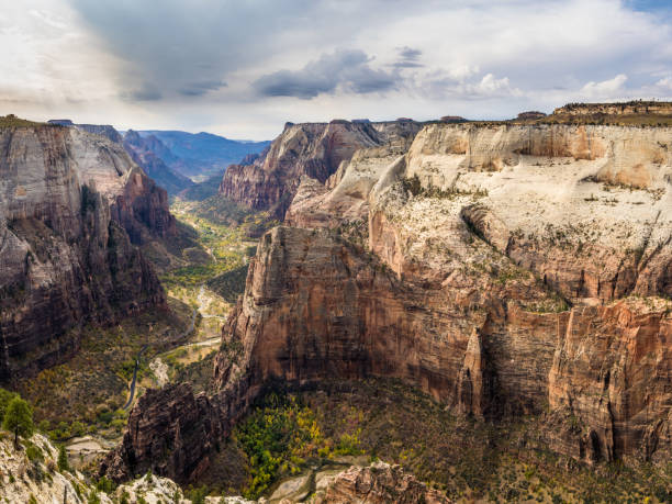 istock Autumn view of Zion Canyon from Observation Point 1289639491