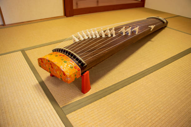 istock Koto, traditional Japanese harp 1289651198