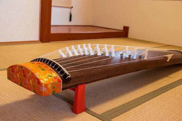 istock Koto, traditional Japanese harp 1289651230