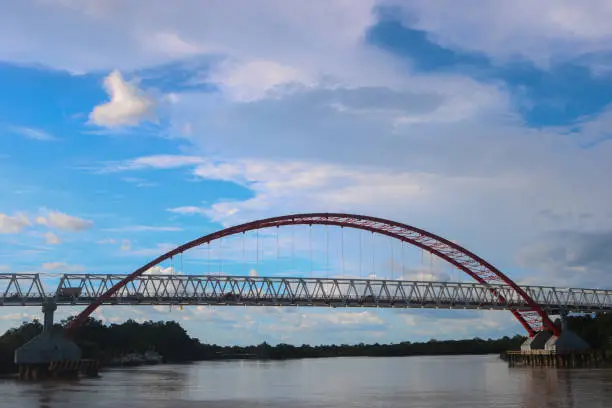 a beatiful bridge under blue sky