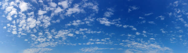 istock Panorama sky with cloud on a sunny day. 1289671141