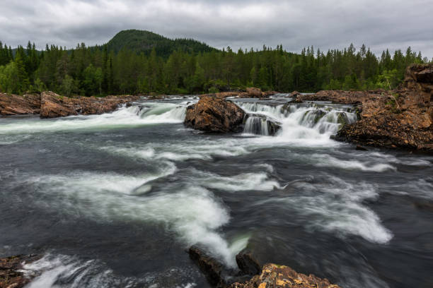 istock Rapids on the beautiful river in Norway 1289675405