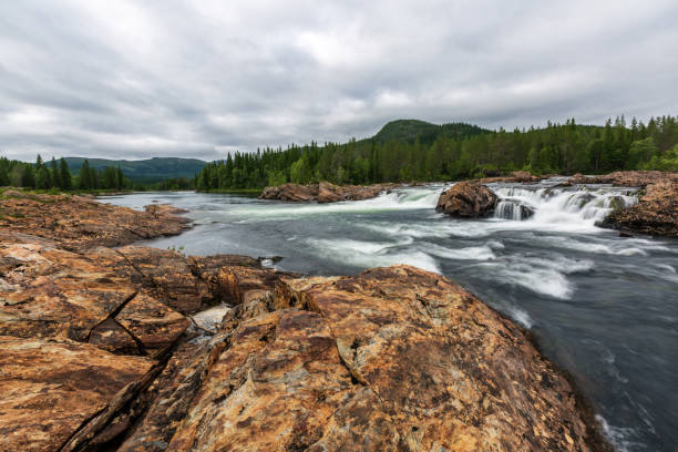 istock Rapids on the beautiful river in Norway 1289675406