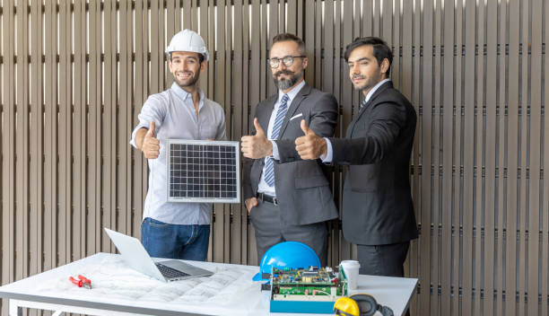 istock Solar power on a roof top 1289678338