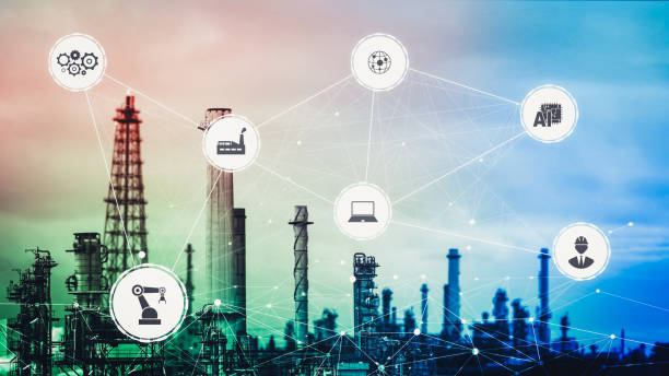 istock Industry 4.0 technology concept - Smart factory for fourth industrial revolution 1289682418