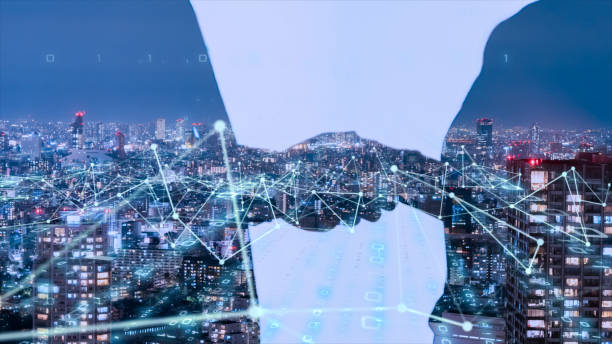 istock 5G and AI technology, Global communication network concept. Business graph. Global business. 1289685104