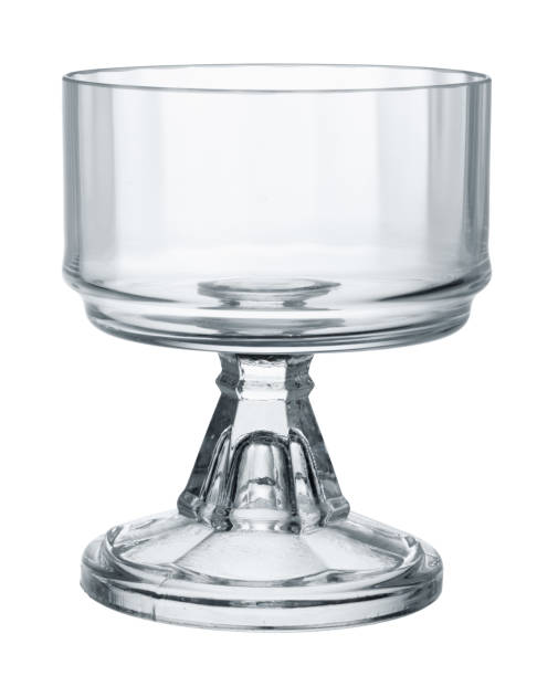 istock Glass transparent bowl isolated on white background 1289685718